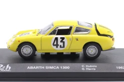 Abarth Simca 1300 #43 24h LeMans 1962 Dubois, Harris 1:43 Altaya