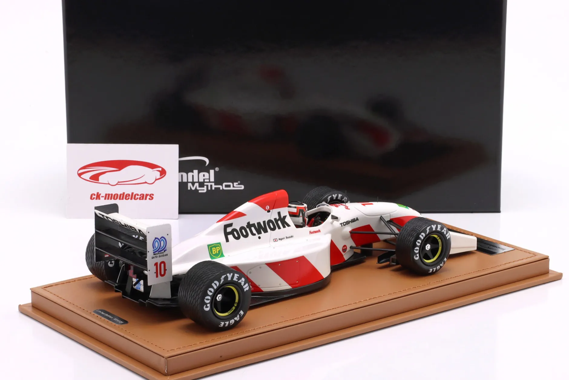 Aguri Suzuki Footwork FA13 #10 9th Belgien GP Formel 1 1992 1:18 Tecnomodel