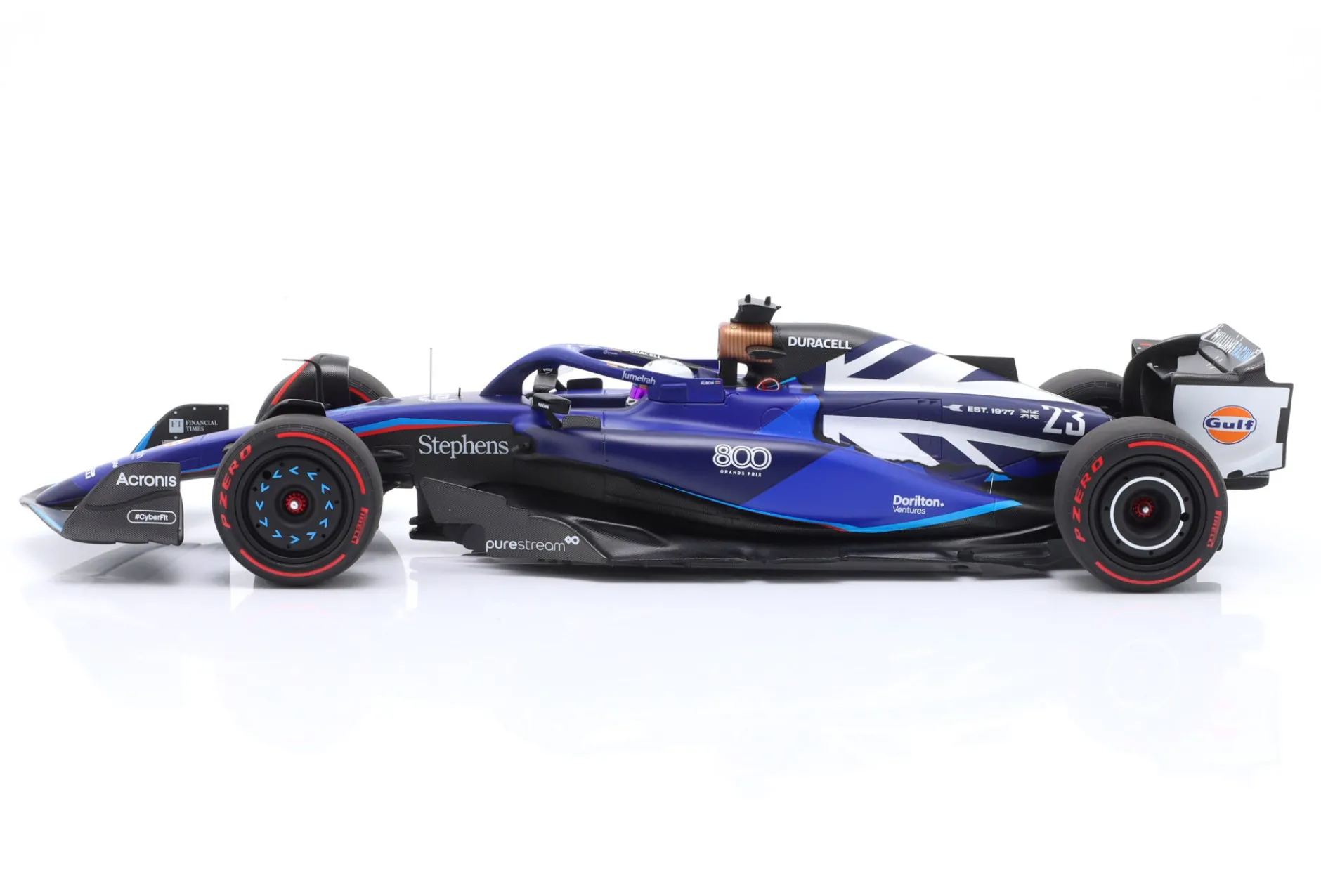 Alex Albon Williams FW45 #23 British GP Formel 1 2023 1:18 Minichamps