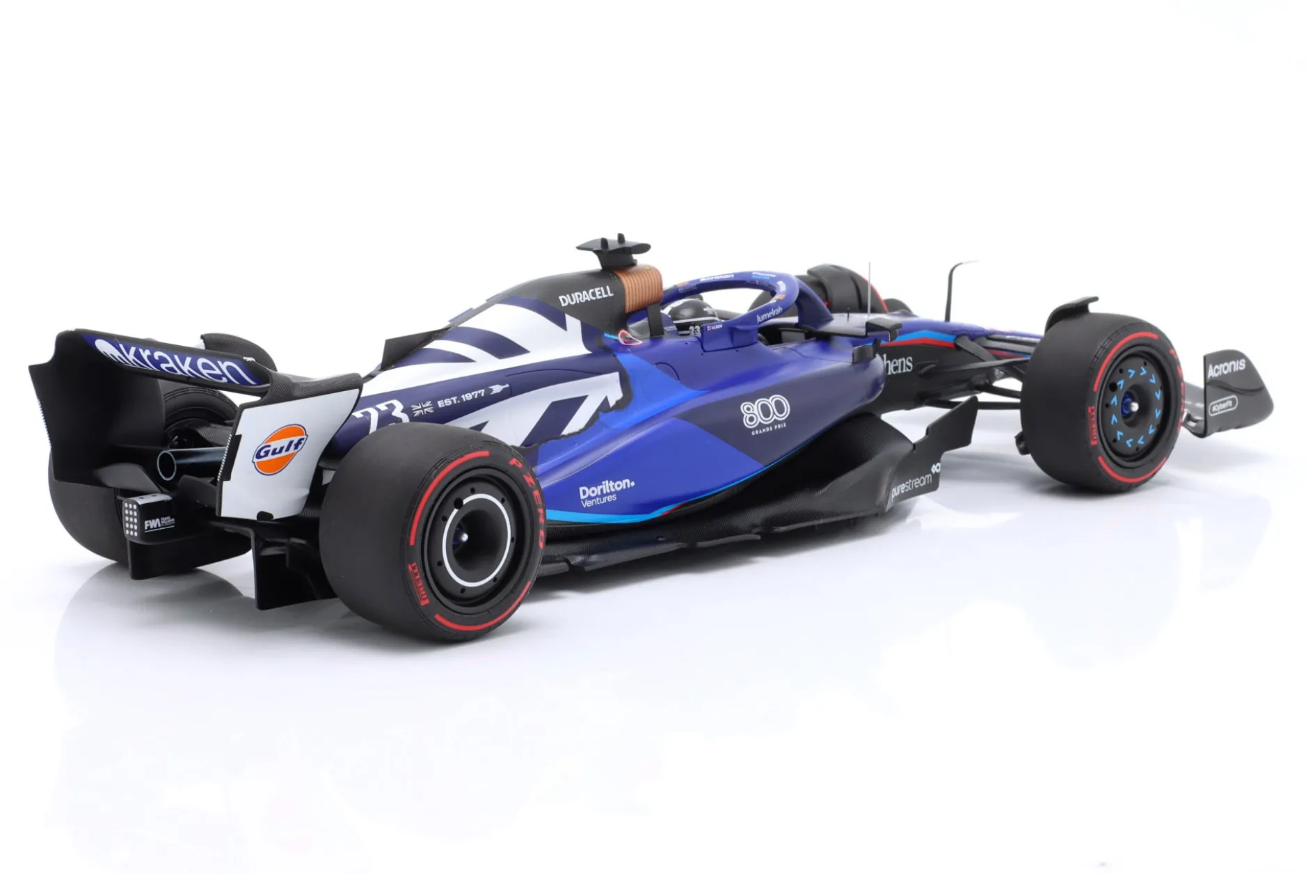 Alex Albon Williams FW45 #23 British GP Formel 1 2023 1:18 Minichamps
