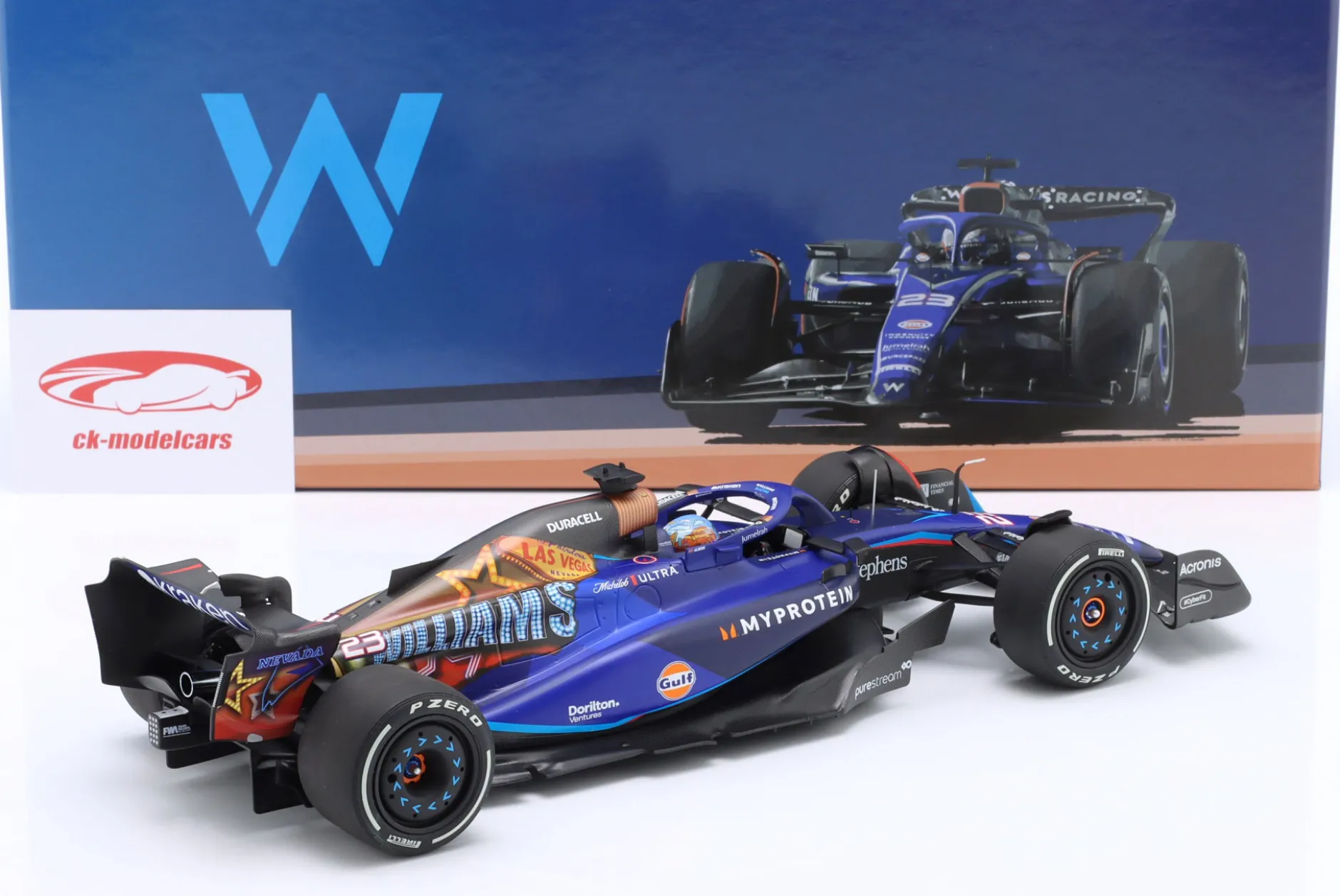 Alex Albon Williams FW45 #23 Las Vegas GP Formel 1 2023 1:18 Minichamps