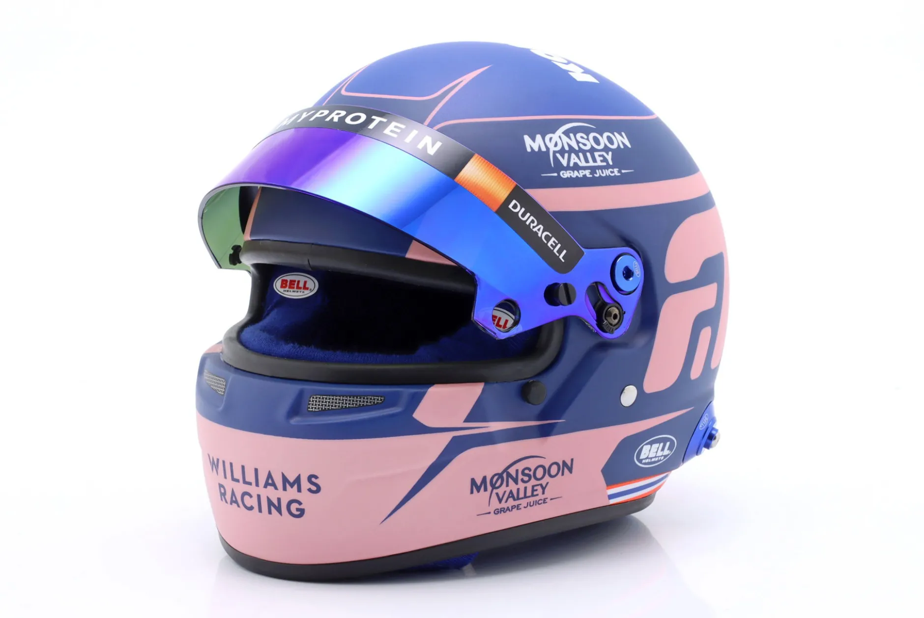 Alexander Albon #23 Williams Racing Formel 1 2024 Helm 1:2 Bell