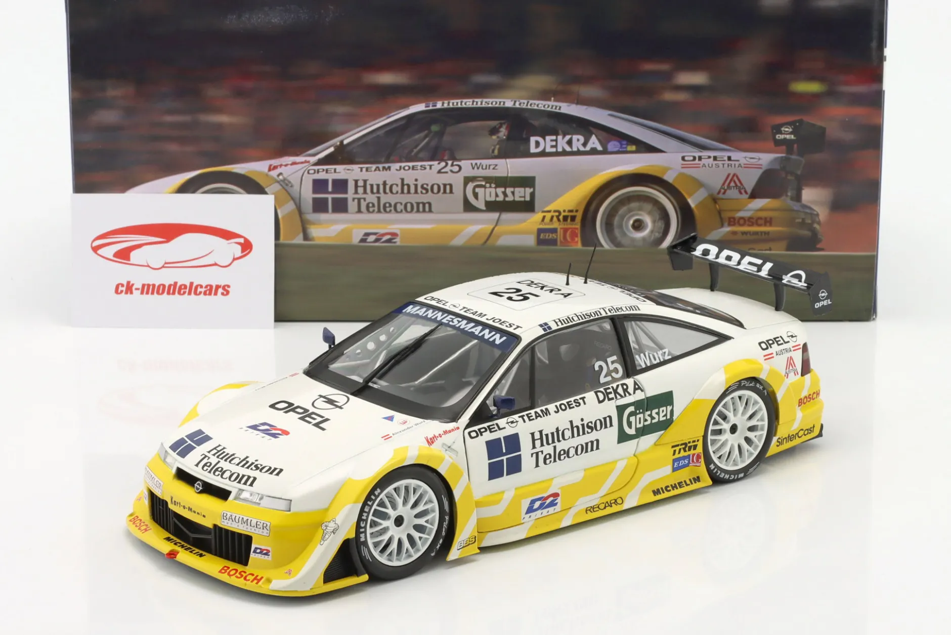 Alexander Wurz #25 Opel Calibra V6 4x4 Joest Racing DTM / ITC 1996 1:18 WERK83