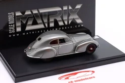 Alfa Romeo 6C 2500S Berlinetta Touring Baujahr 1939 grau metallic 1:43 Matrix