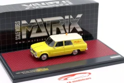 Alfa Romeo Giulia 105 Alfa Romeo Service Car Baujahr 1962-1972 gelb 1:43 Matrix