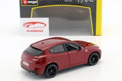 Alfa Romeo Stelvio Baujahr 2017 rot 1:24 Bburago