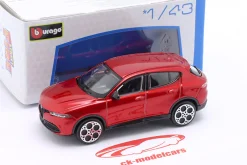 Alfa Romeo Tonale SUV Baujahr 2022 Alfa rot 1:43 Bburago