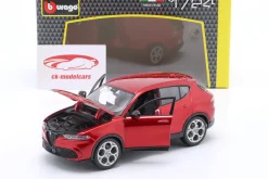 Alfa Romeo Tonale SUV Baujahr 2022 rot 1:24 Bburago