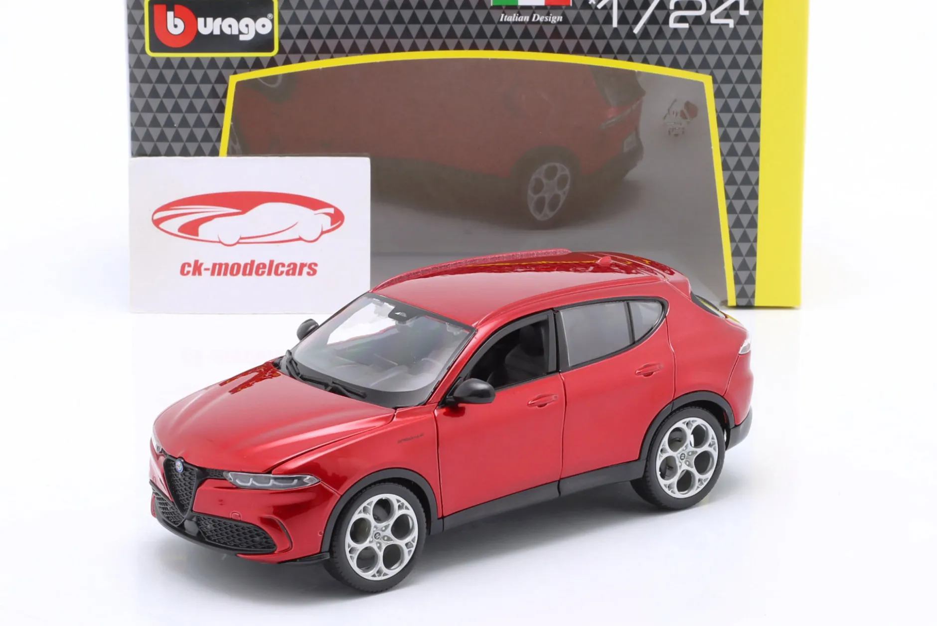Alfa Romeo Tonale SUV Baujahr 2022 rot 1:24 Bburago