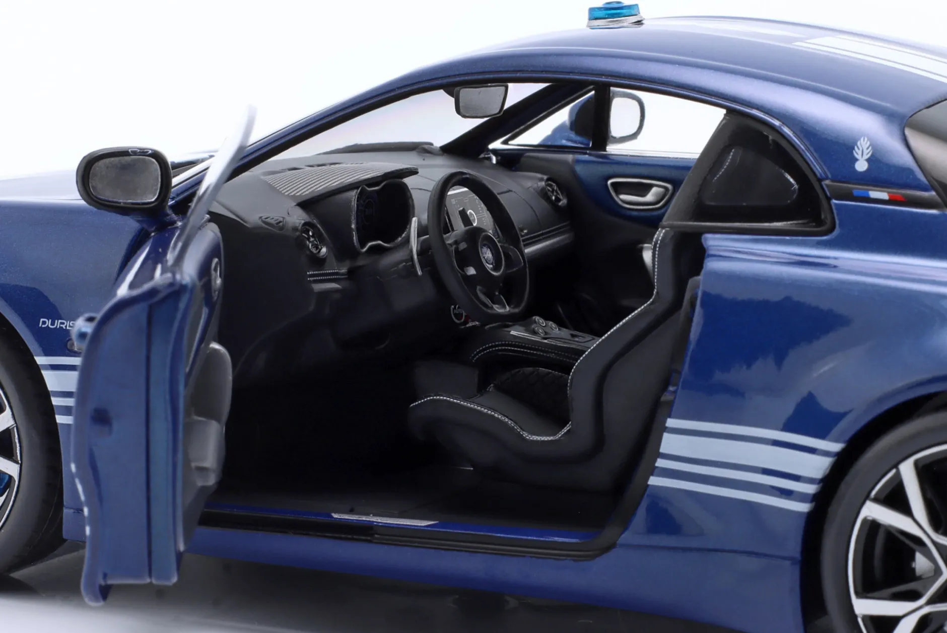 Alpine A110 Gendarmerie Baujahr 2023 blau 1:18 Solido