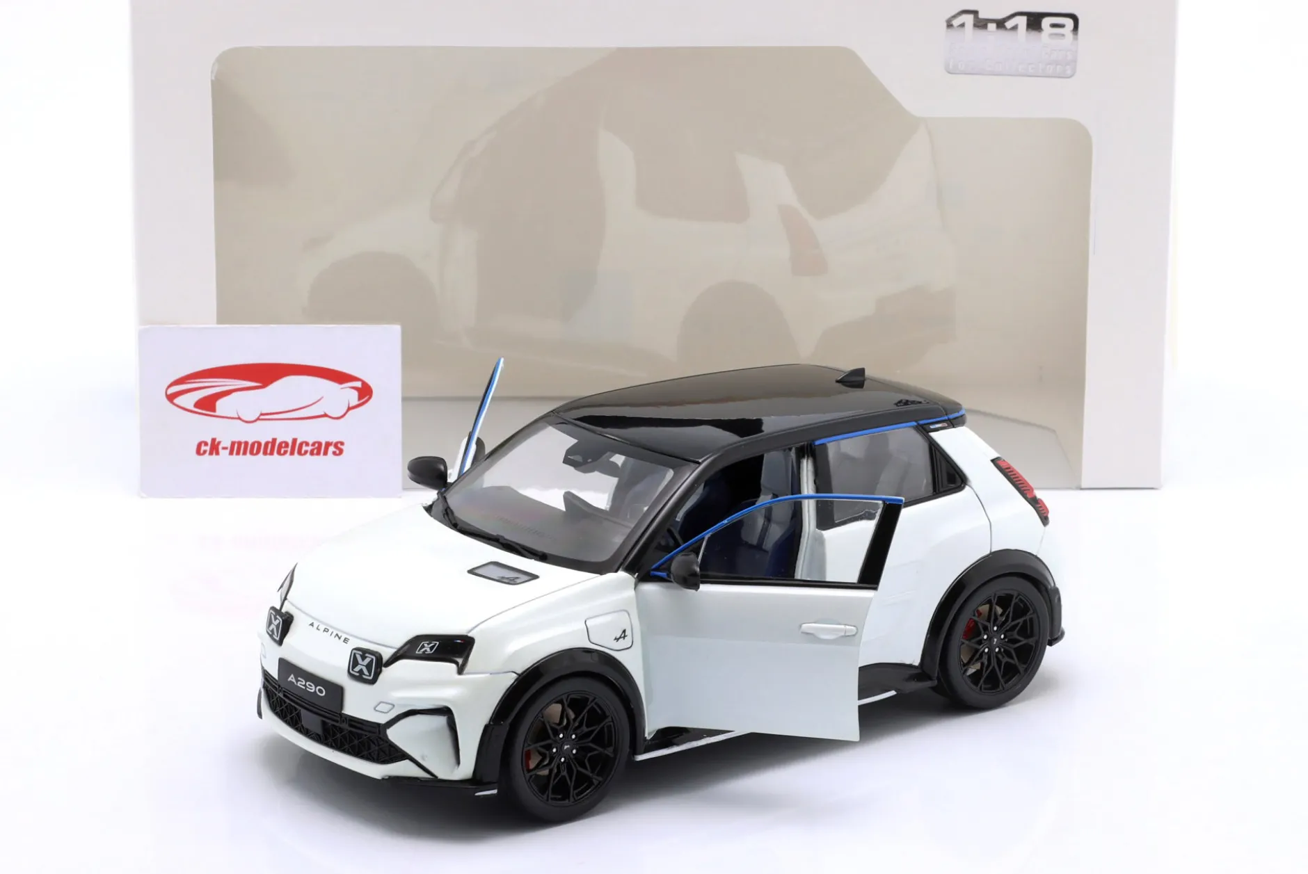 Alpine A290 GTS Baujahr 2024 weiß 1:18 Solido