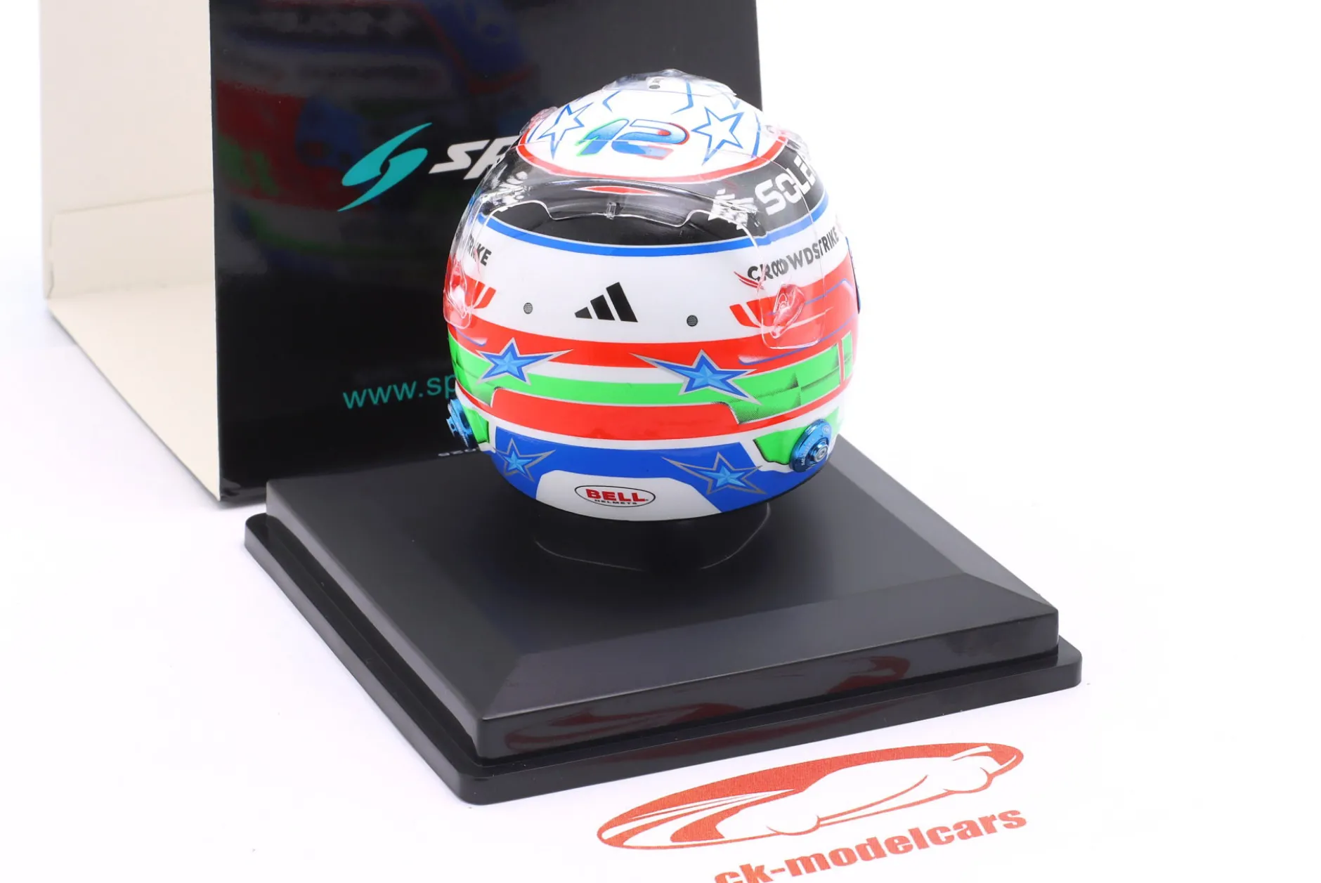 Andrea Kimi Antonelli #12 Mercedes-AMG Petronas F1 Team Formel 1 2025 Helm 1:5 Spark