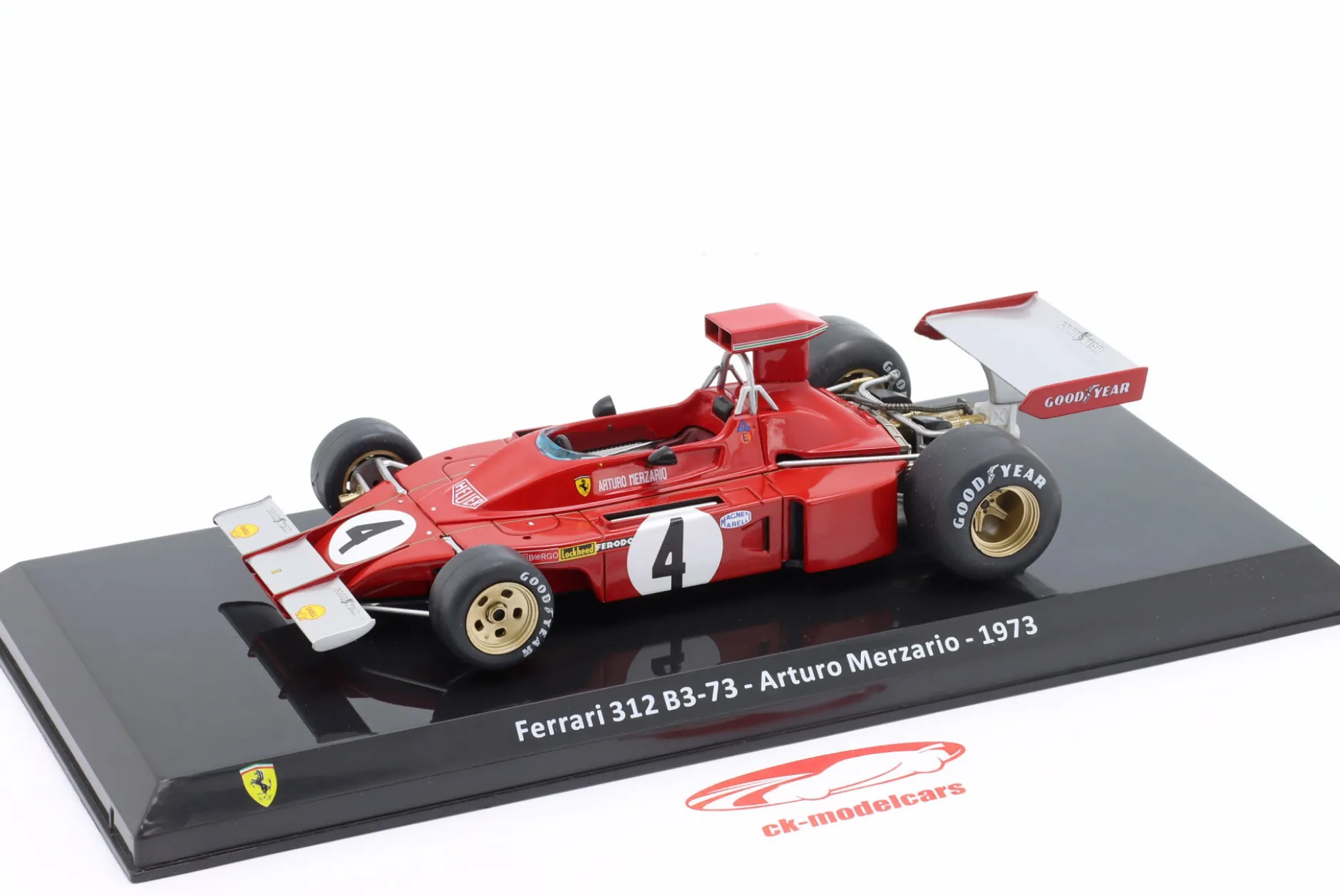 Arturo Merzario Ferrari 312B3 #4 Formel 1 1973 1:24 Premium Collectibles