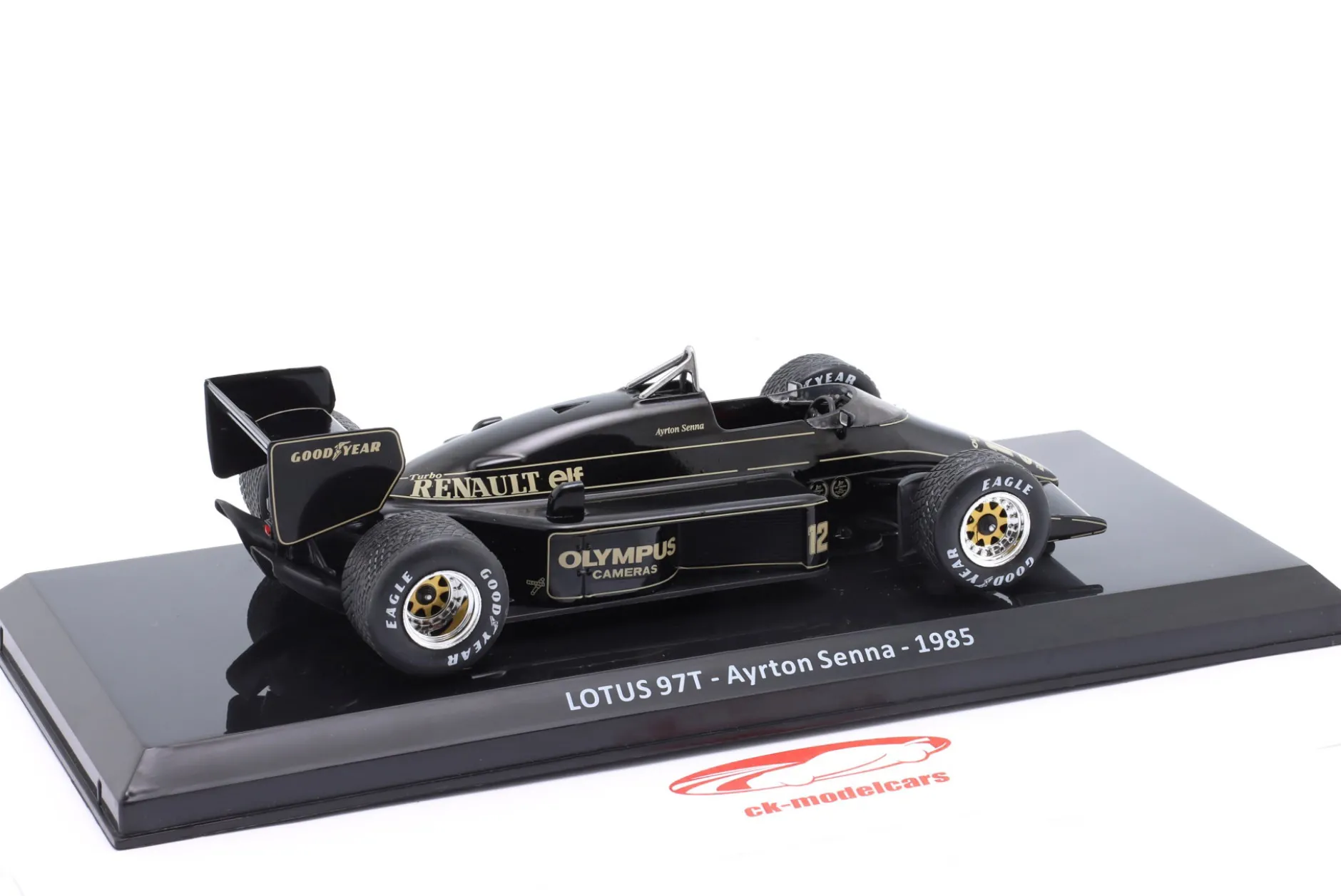 A. Senna Lotus 97T #12 Sieger Portugal GP Formel 1 1985 1:24 Premium Collectibles