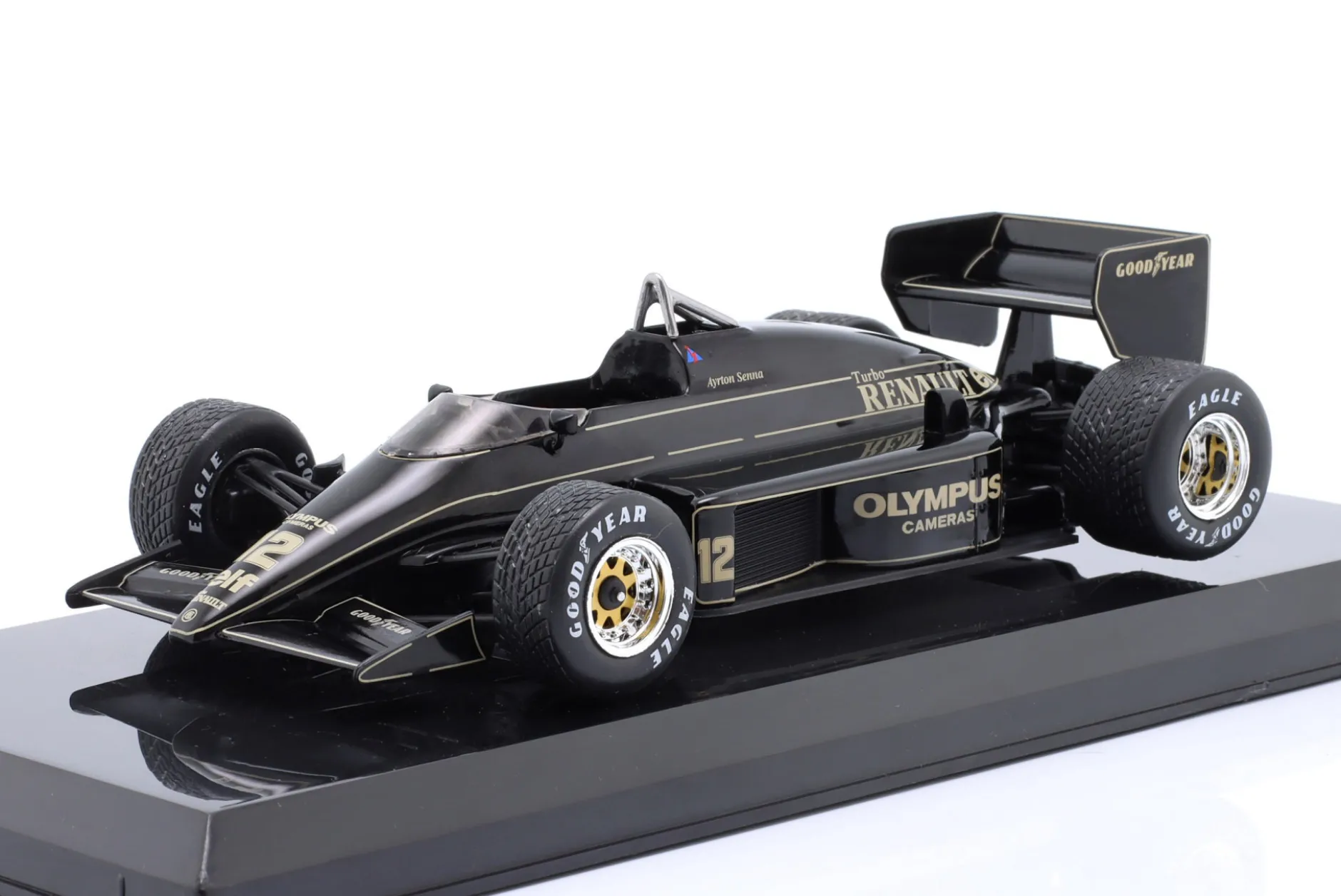 A. Senna Lotus 97T #12 Sieger Portugal GP Formel 1 1985 1:24 Premium Collectibles