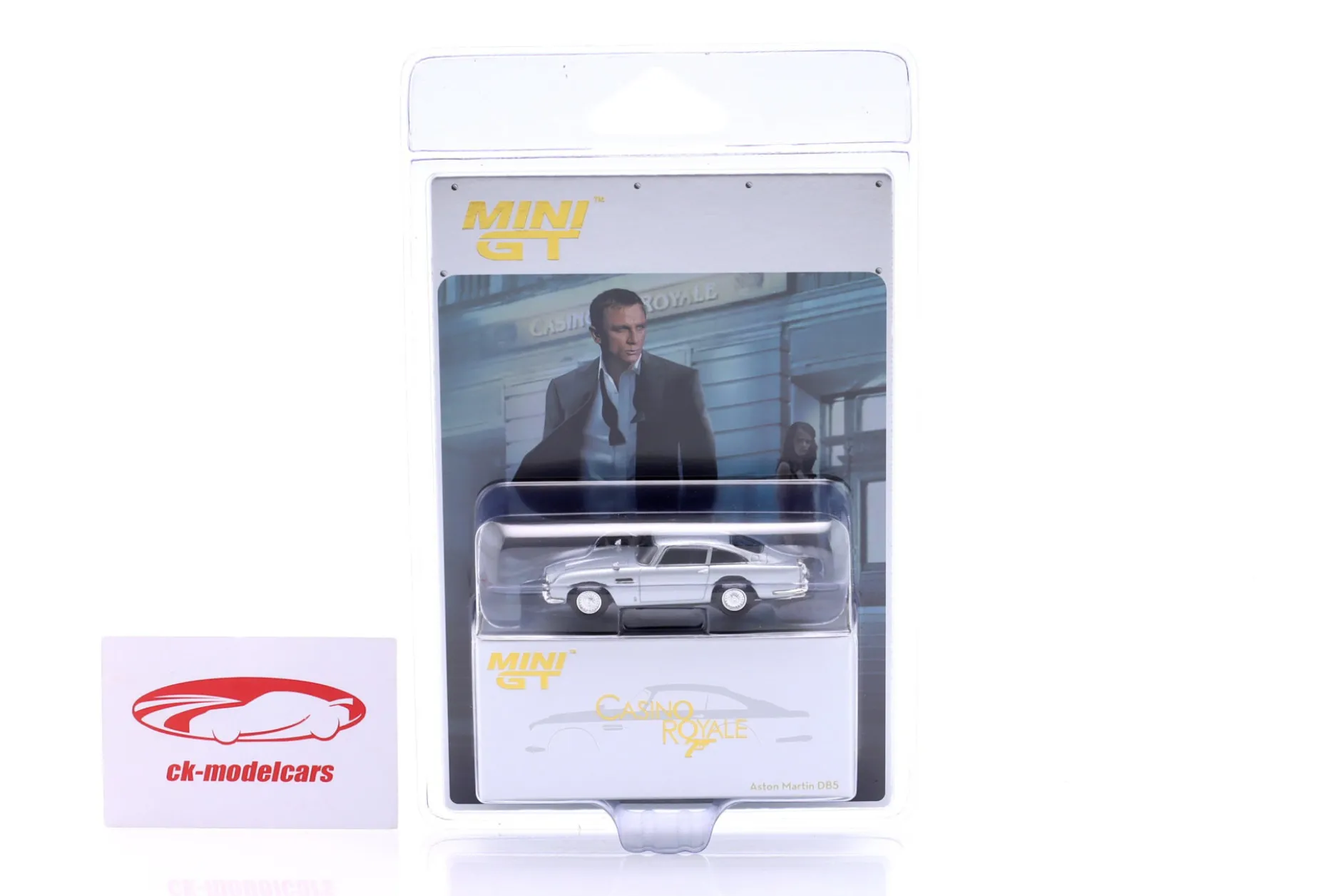 Aston Martin DB5 James Bond - Casino Royale (2006) silber 1:64 TrueScale
