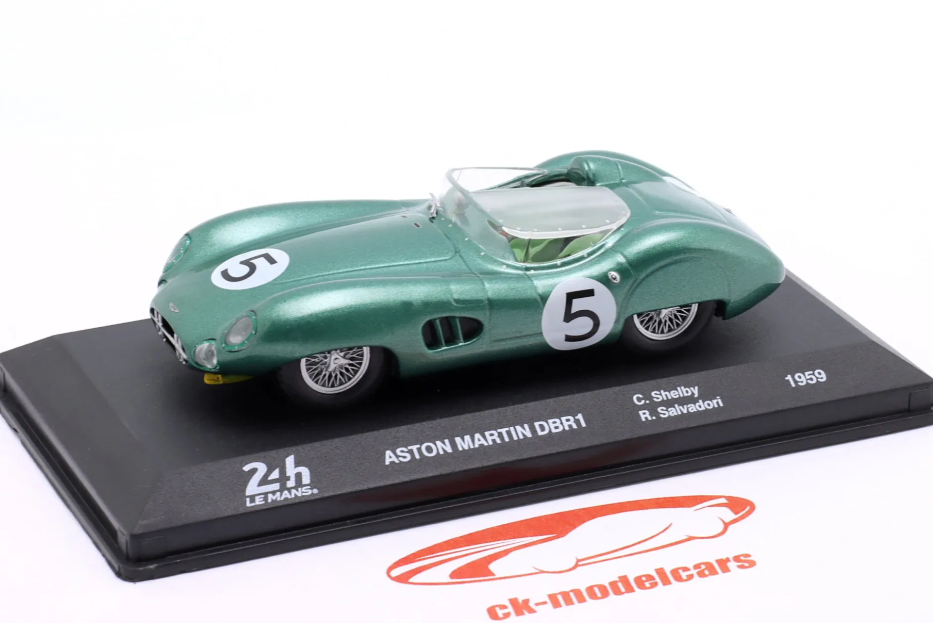 Aston Martin DBR1 #5 Sieger 24h LeMans 1959 Salvadori, Shelby 1:43 Altaya