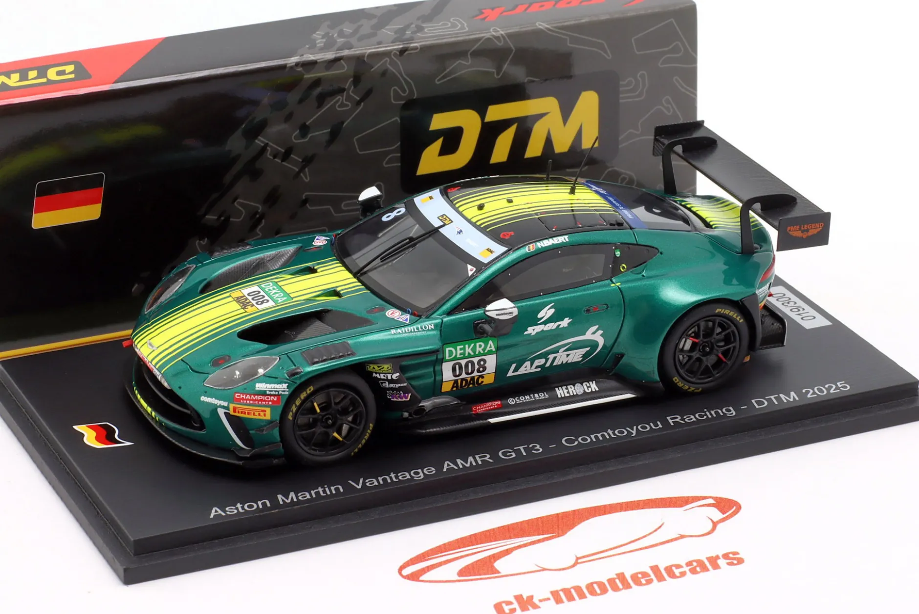 Aston Martin Vantage GT3 #008 DTM 2025 Nicolas Baert 1:43 Spark