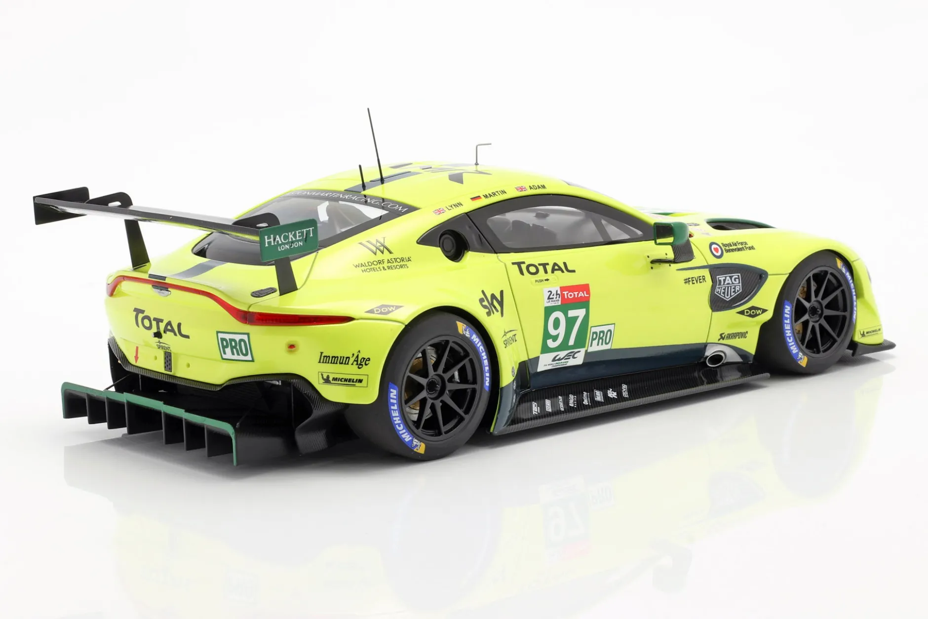 Aston Martin Vantage GTE #97 24h LeMans 2018 Lynn, Martin, Adam 1:18 AUTOart