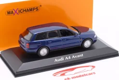 Audi A4 Avant Baujahr 1995 dunkelblau 1:43 Minichamps