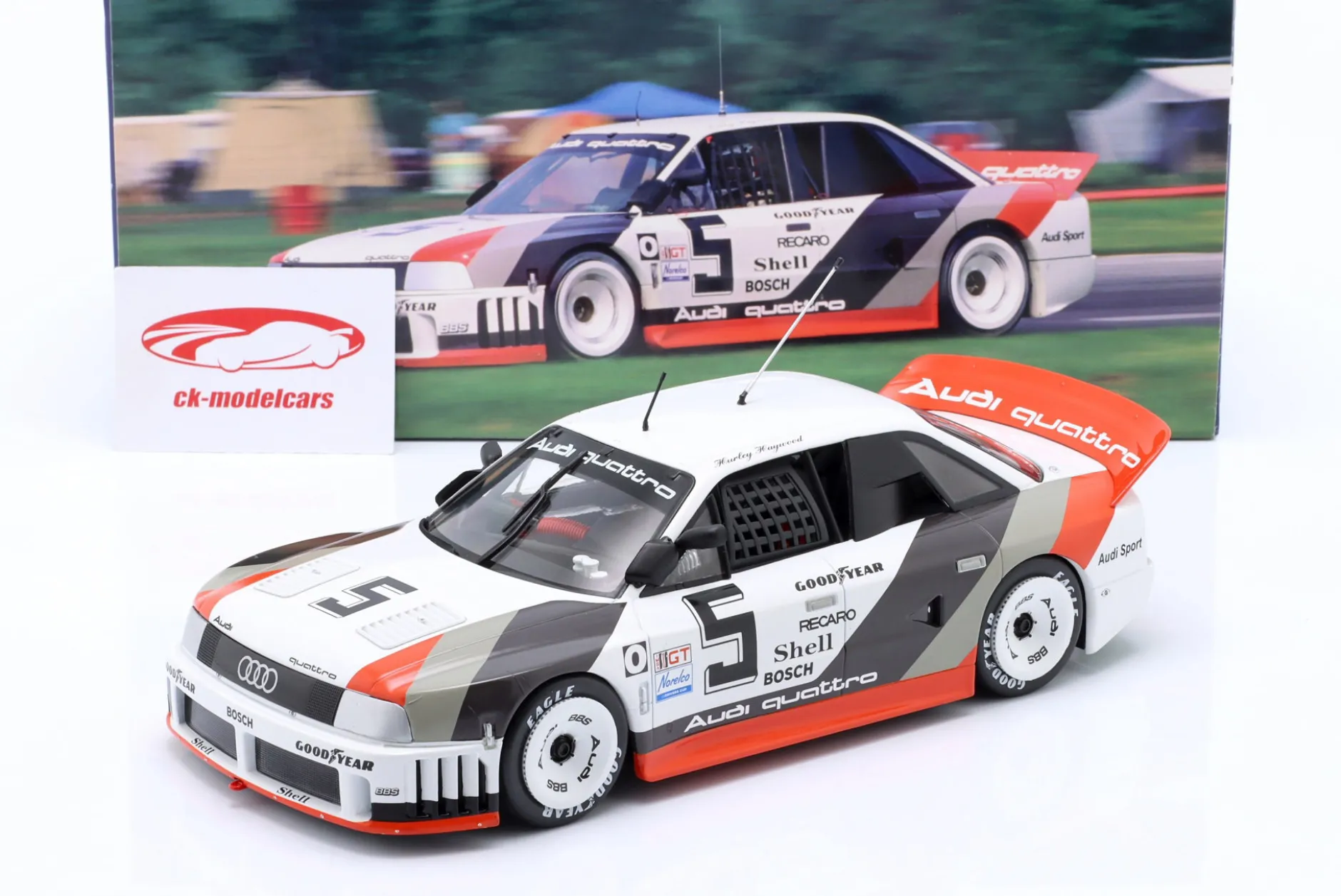 Audi 90 IMSA GTO #5 2nd Laguna Seca IMSA 1989 H. Haywood 1:18 WERK83