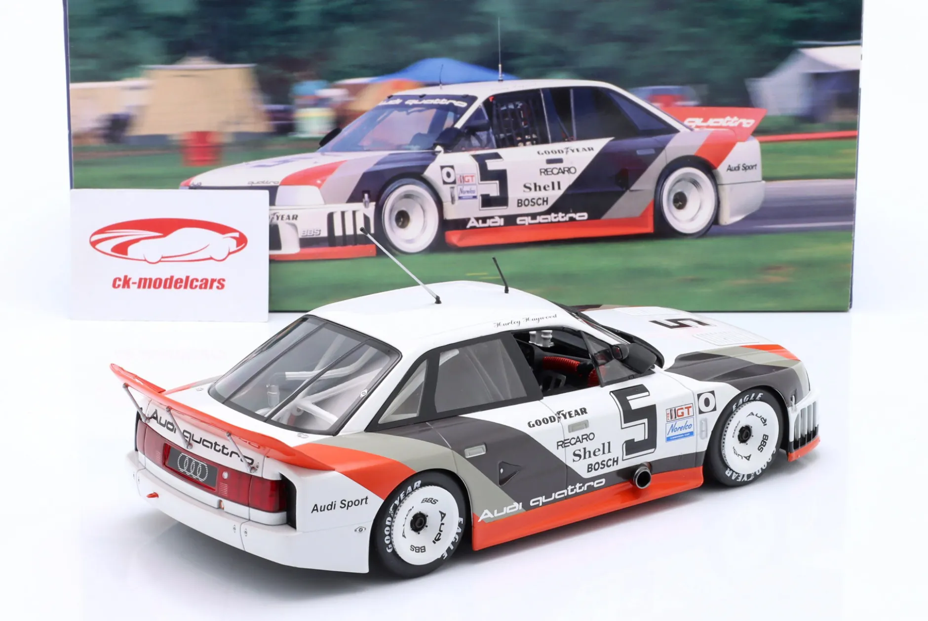 Audi 90 IMSA GTO #5 2nd Laguna Seca IMSA 1989 H. Haywood 1:18 WERK83