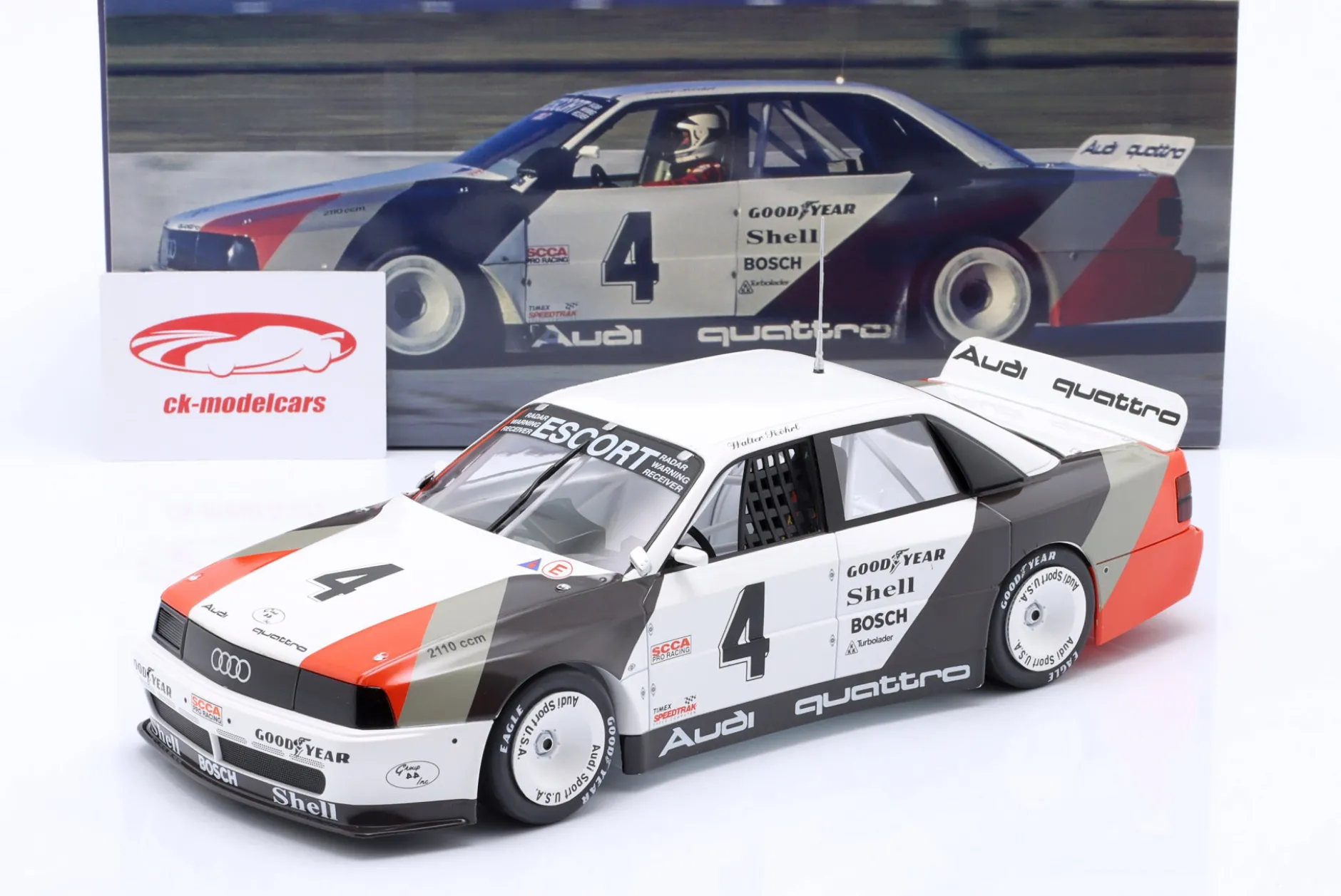 Audi 200 quattro #4 Sieger St. Petersburg Trans-Am 1988 W. Röhrl 1:18 WERK83