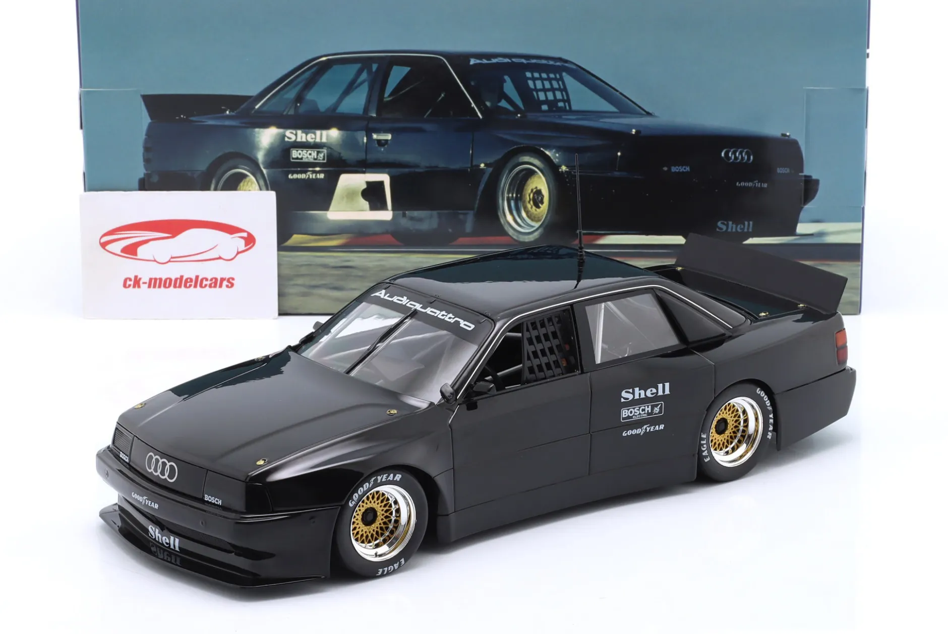 Audi 200 quattro Trans-Am Testcar 1987 schwarz 1:18 WERK83