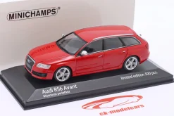 Audi RS 6 Avant (C6) Baujahr 2008 Misanorot perleffekt 1:43 Minichamps