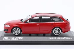 Audi RS 6 Avant (C6) Baujahr 2008 Misanorot perleffekt 1:43 Minichamps