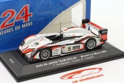 Audi R8 #5 Sieger 24h LeMans 2004 Kristensen, Ara, Capello 1:43 Ixo