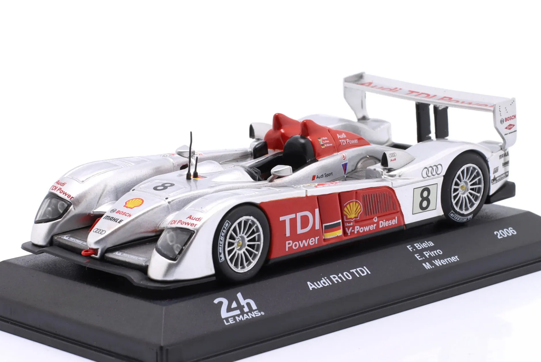 Audi R10 TDI #8 Sieger 24h LeMans 2006 Biela, Werner, Pirro 1:43 Altaya