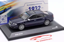 Audi S8 (D3) Baujahr 2010 dunkelblau 1:43 Solido