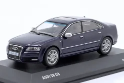 Audi S8 (D3) Baujahr 2010 dunkelblau 1:43 Solido