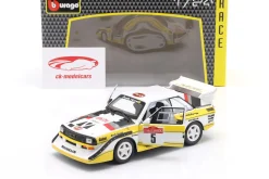 Audi Sport quattro S1 E2 #5 Sieger Rallye SanRemo 1985 Röhrl, Geistdörfer 1:24 Bburago