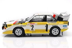 Audi Sport Quattro S1 E2 #2 4th Rallye Monte Carlo 1986 Röhrl, Geistdörfer 1:18 Ixo