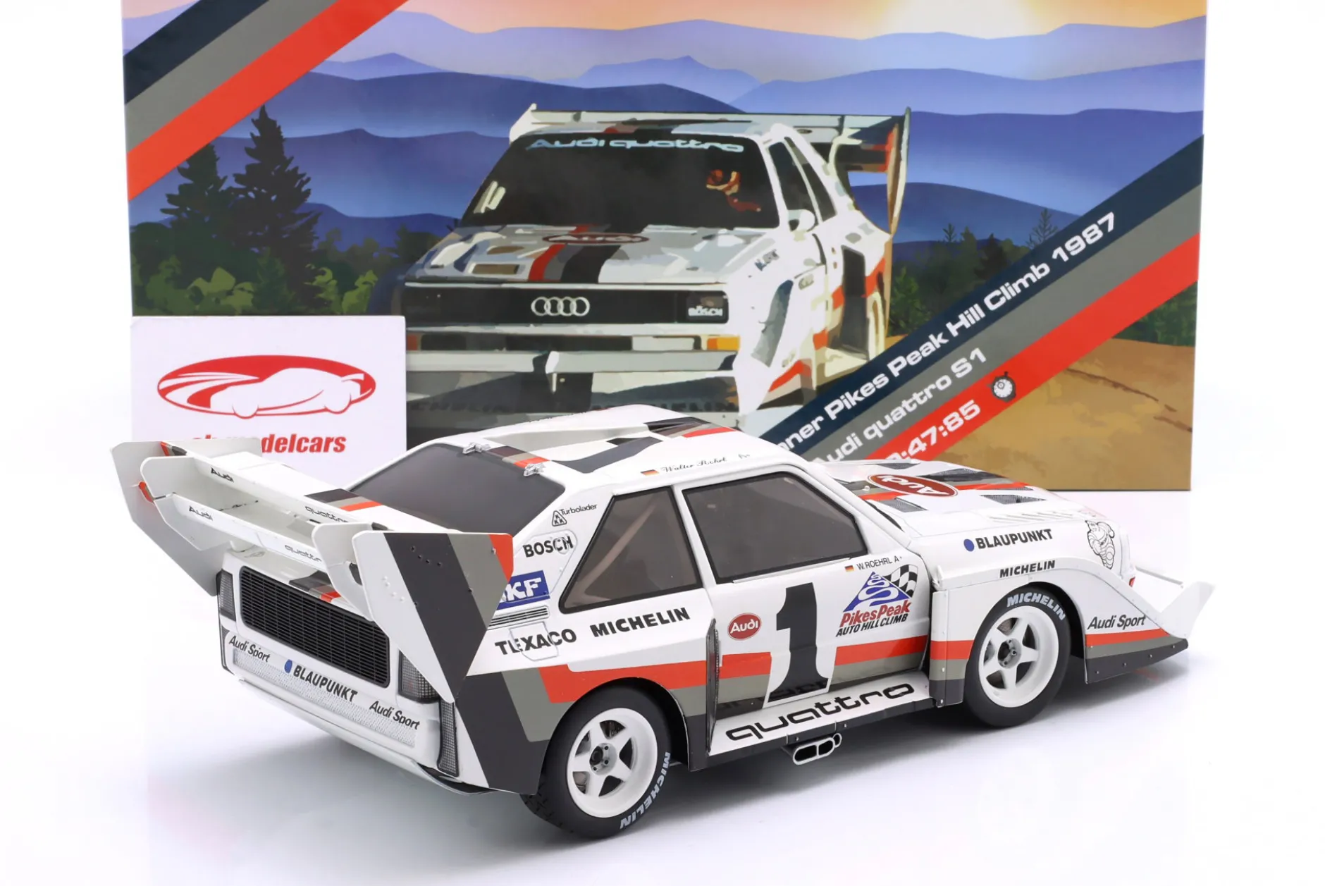 Audi Sport quattro S1 E2 #1 Winner Pikes Peak 1987 Walter Röhrl 1:18 WERK83