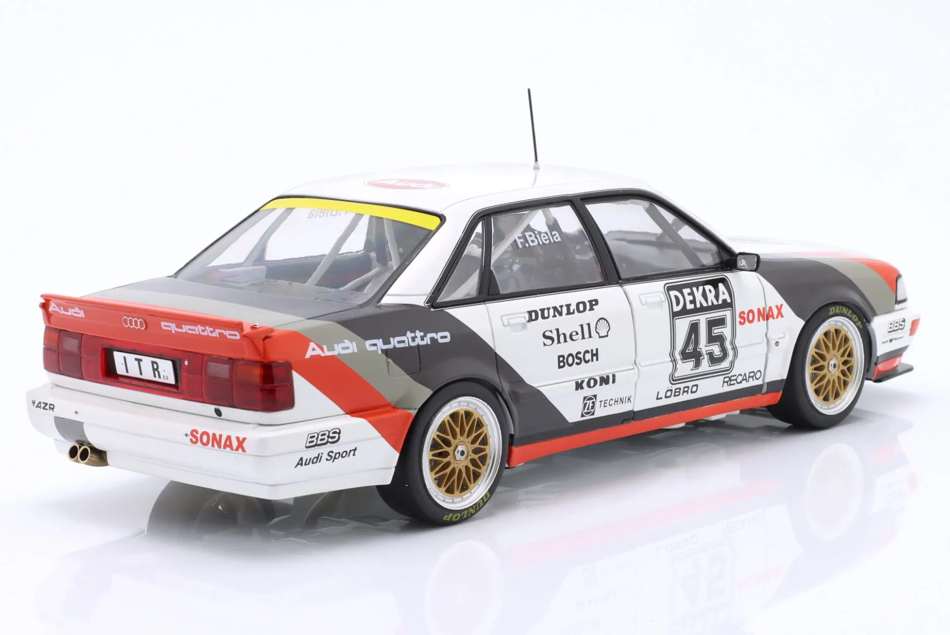 Audi V8 Quattro #45 DTM-Champion 1991 Frank Biela 1:18 WERK83