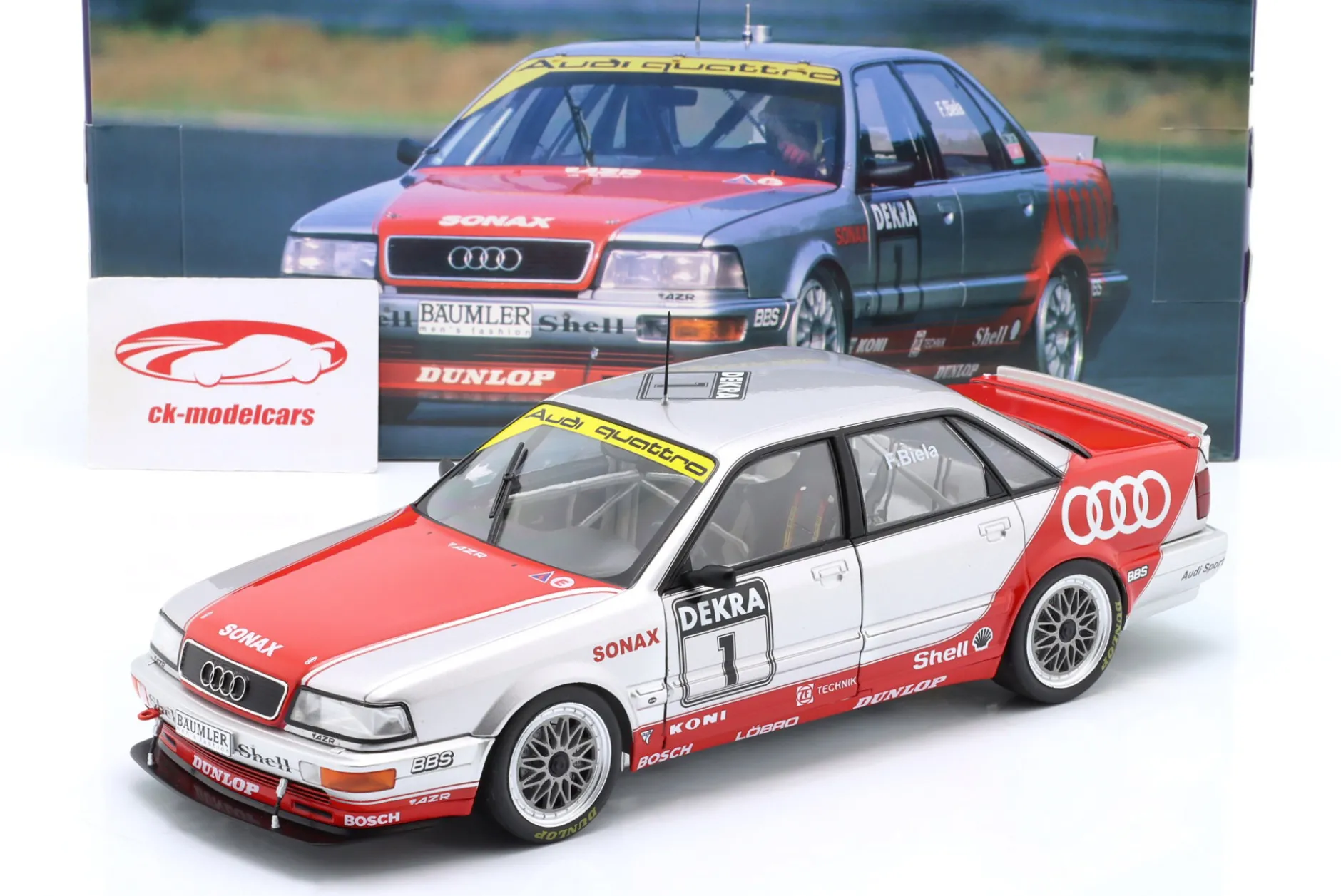 Audi V8 Quattro #1 DTM 1992 Frank Biela 1:18 WERK83