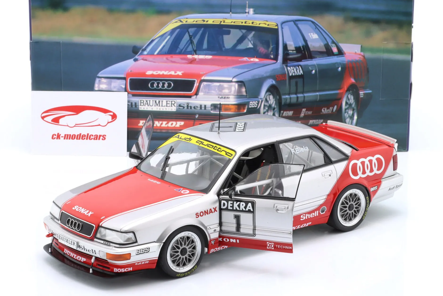 Audi V8 Quattro #1 DTM 1992 Frank Biela 1:18 WERK83
