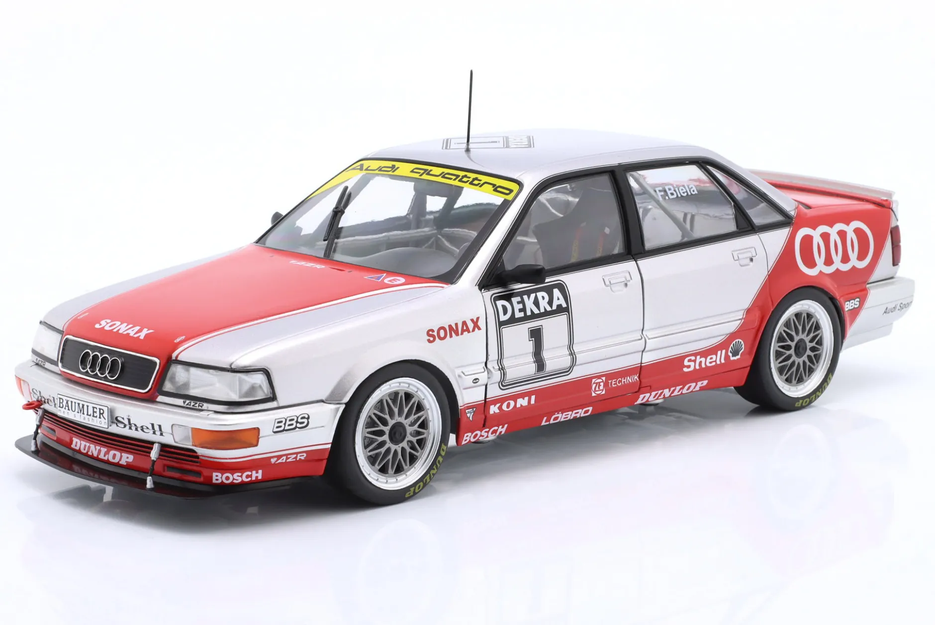 Audi V8 Quattro #1 DTM 1992 Frank Biela 1:18 WERK83