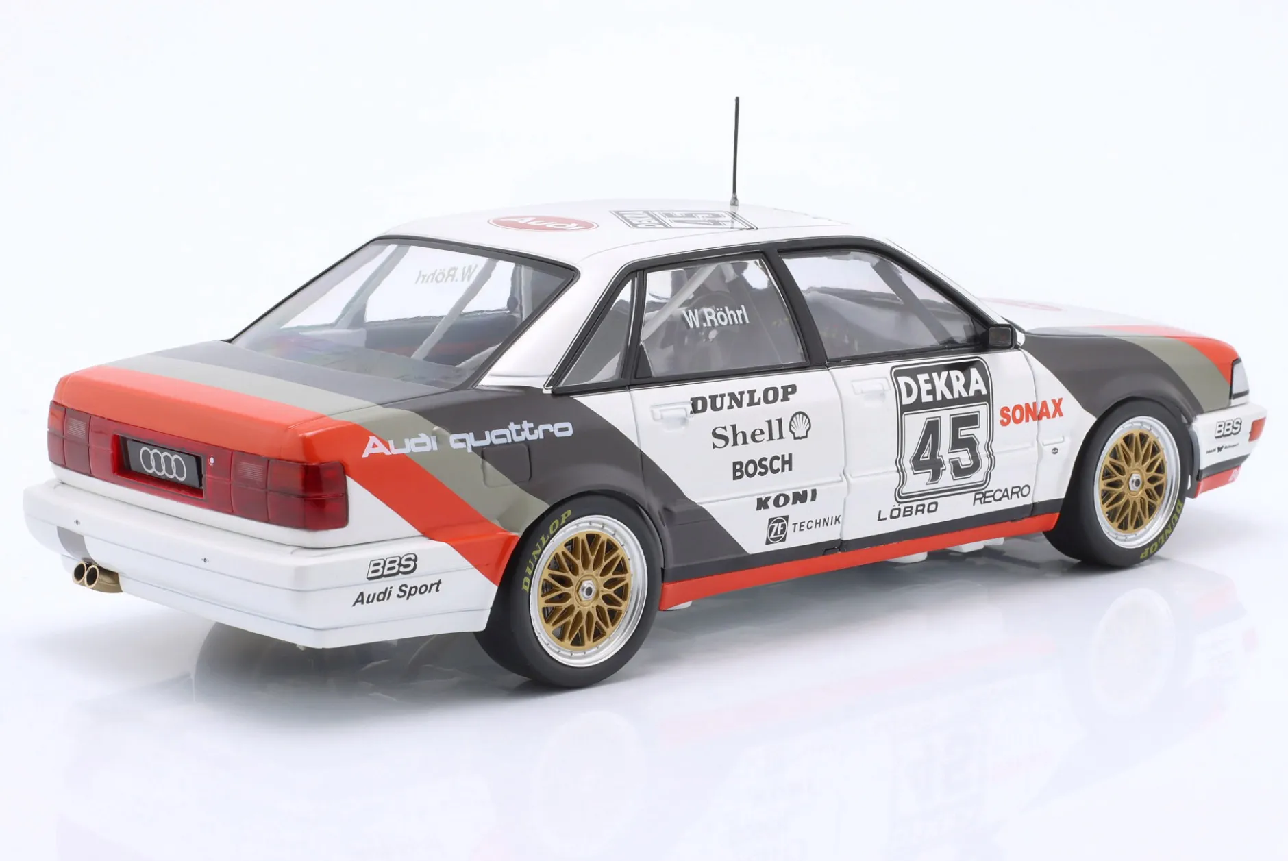 Audi V8 Quattro #45 DTM 1990 Walter Röhrl 1:18 WERK83
