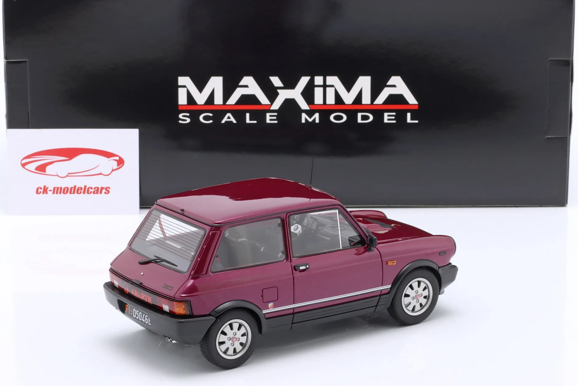 Autobianchi A112 Abarth VII-Series 1984 ardenza rot metallic 1:18 MAXIMA