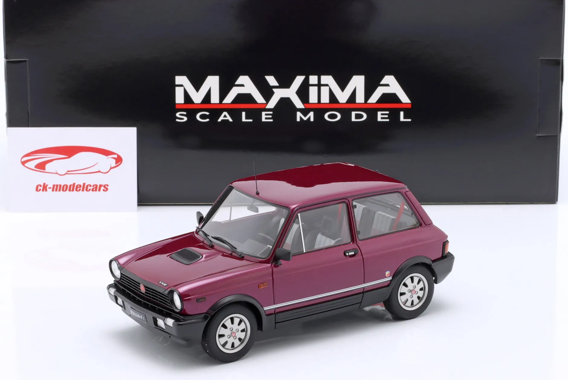 Autobianchi A112 Abarth VII-Series 1984 ardenza rot metallic 1:18 MAXIMA