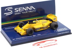 Ayrton Senna Lotus 99T Dirty Version #12 Sieger Monaco GP Formel 1 1987 1:43 Minichamps