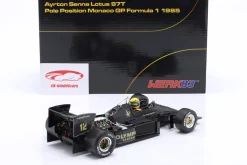 Ayrton Senna Lotus 97T #12 Monaco GP Formel 1 1985 1:18 WERK83