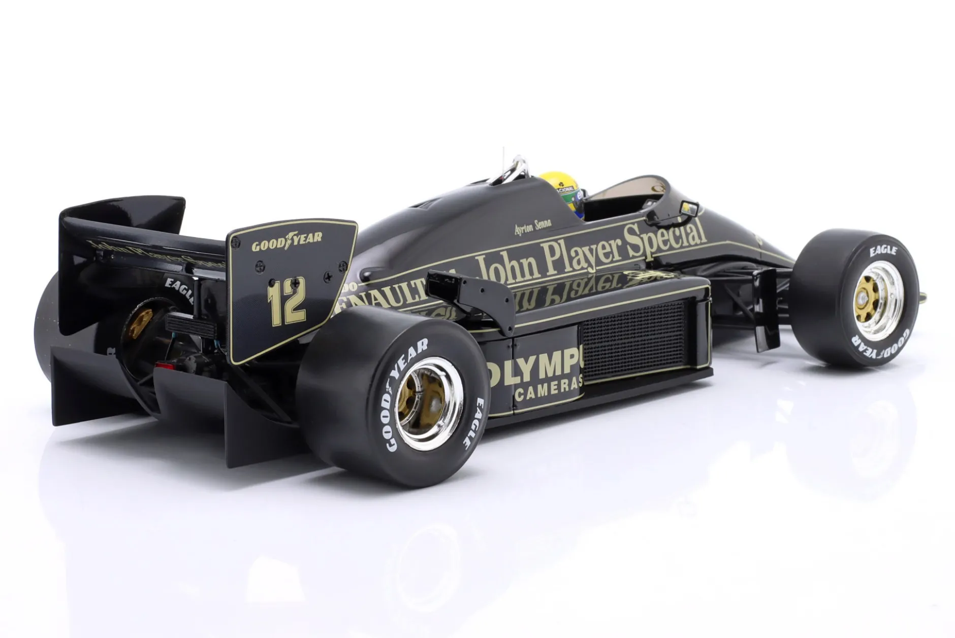 Ayrton Senna Lotus 97T #12 Monaco GP Formel 1 1985 1:18 WERK83