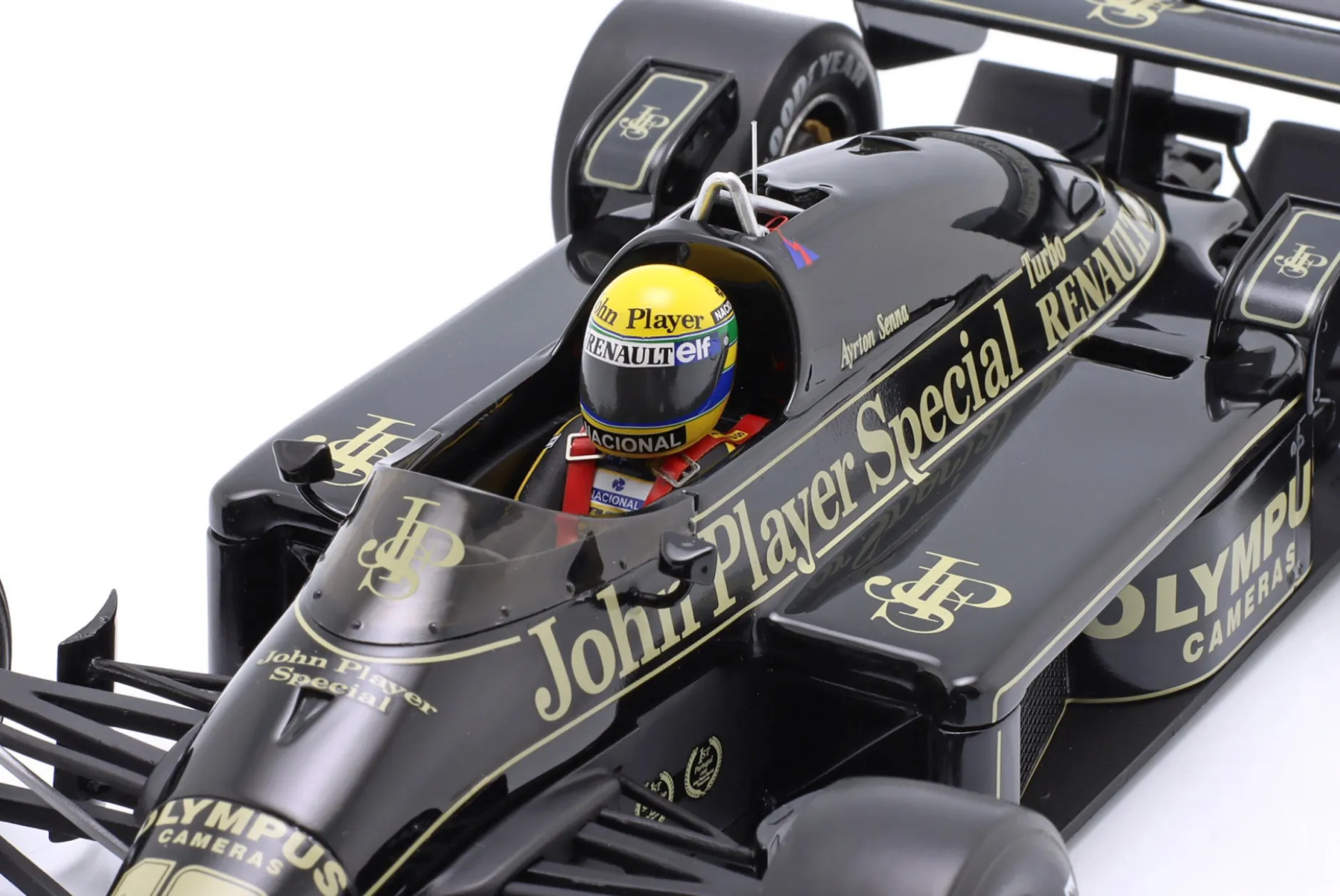 Ayrton Senna Lotus 97T #12 Monaco GP Formel 1 1985 1:18 WERK83