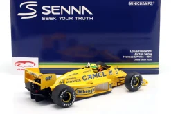 Ayrton Senna Lotus 99T #12 Sieger Monaco GP Formel 1 1987 1:12 Minichamps