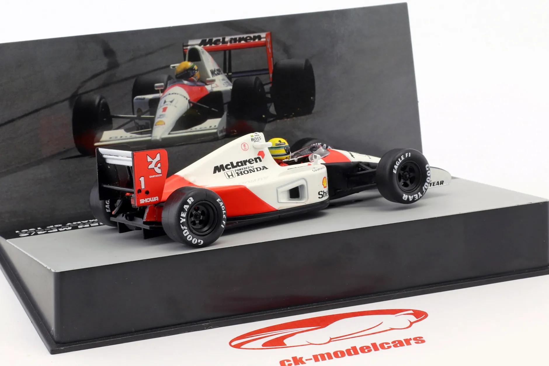 Ayrton Senna McLaren MP4/6 #1 Formel 1 Weltmeister 1991 1:43 Altaya